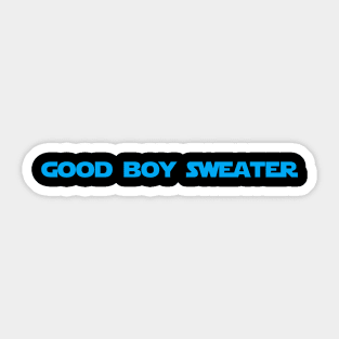 Good Boy Sweater Sticker